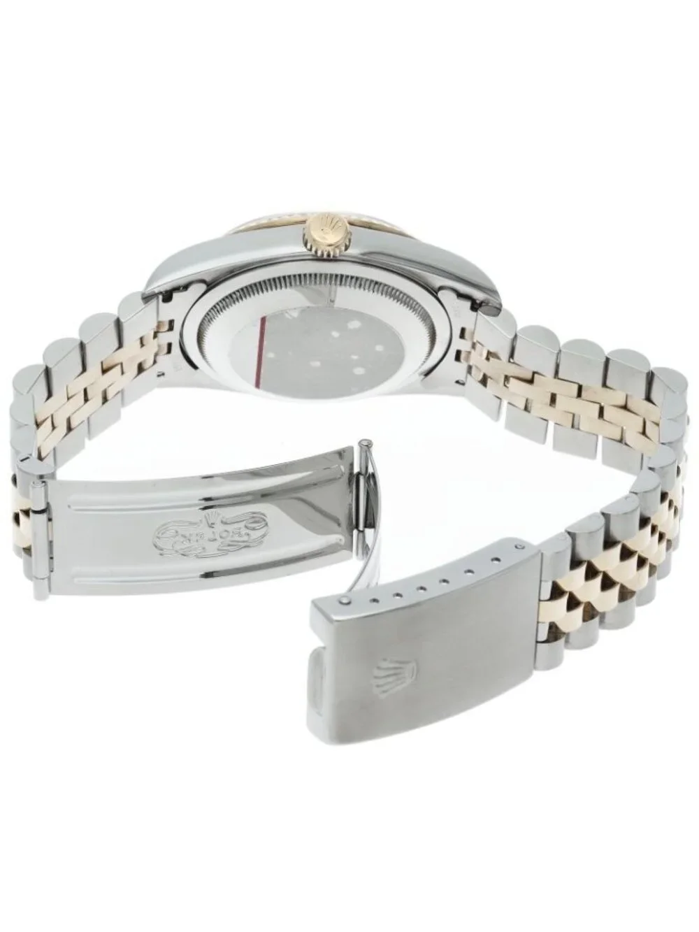 Rolex Datejust Watch 18k Yellow Gold SS Chien Color Polished